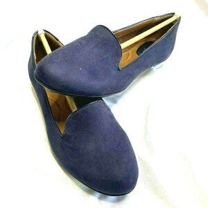 New EuroSoft Bernia Navy Blue Suede‎ Slip On Shoes